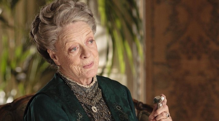 En «Downton Abbey», Maggie Smith: mi apellido es ironía